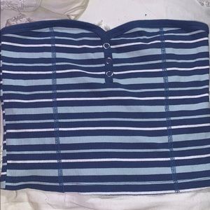 Pacsun stripped tube top
